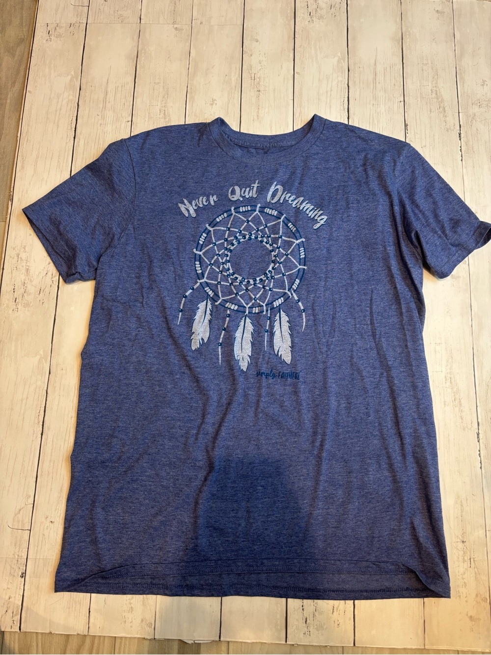 Graphic Dreamcatcher Short Sleeve Tee - Blue
